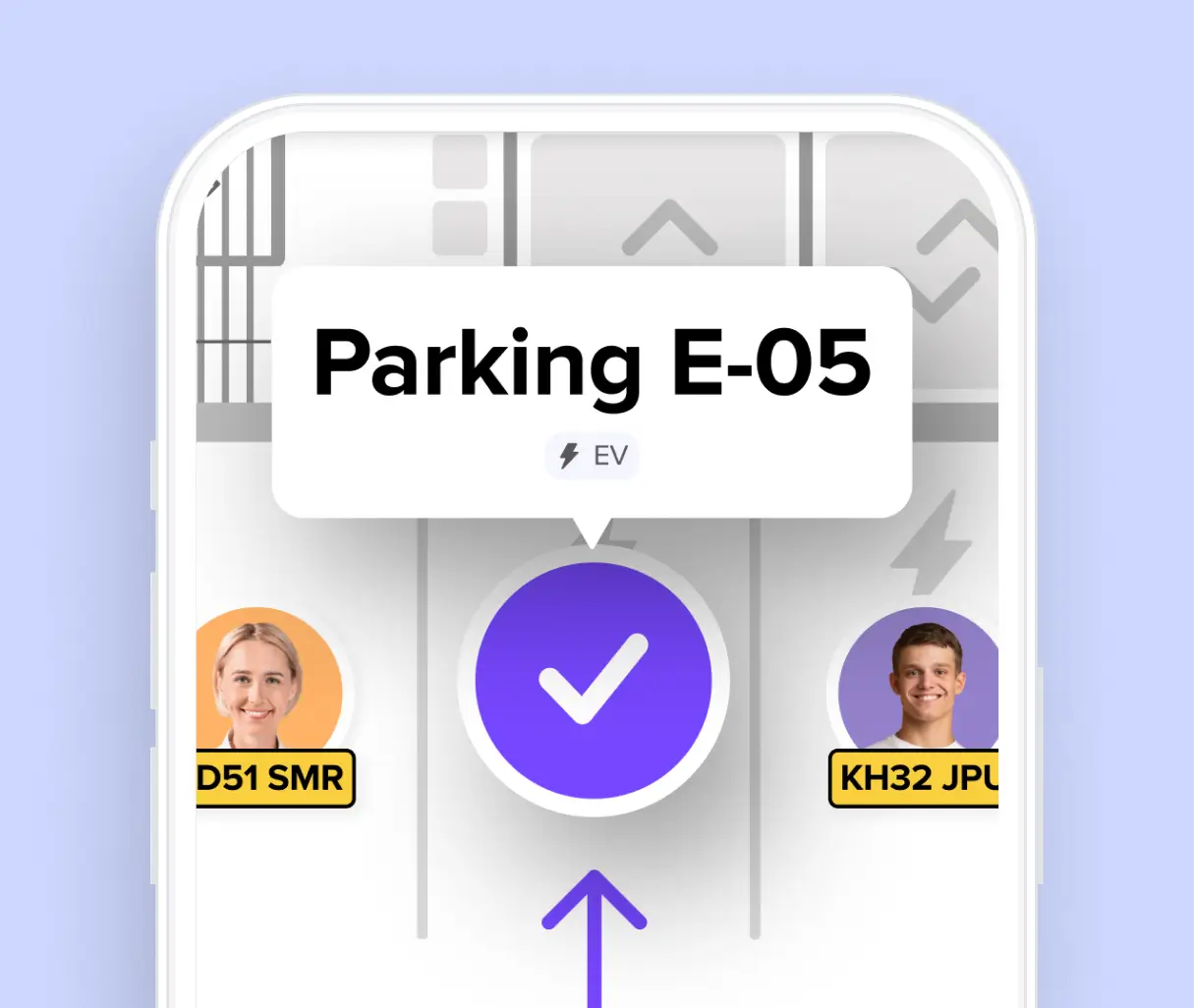 Parking spaces product interface